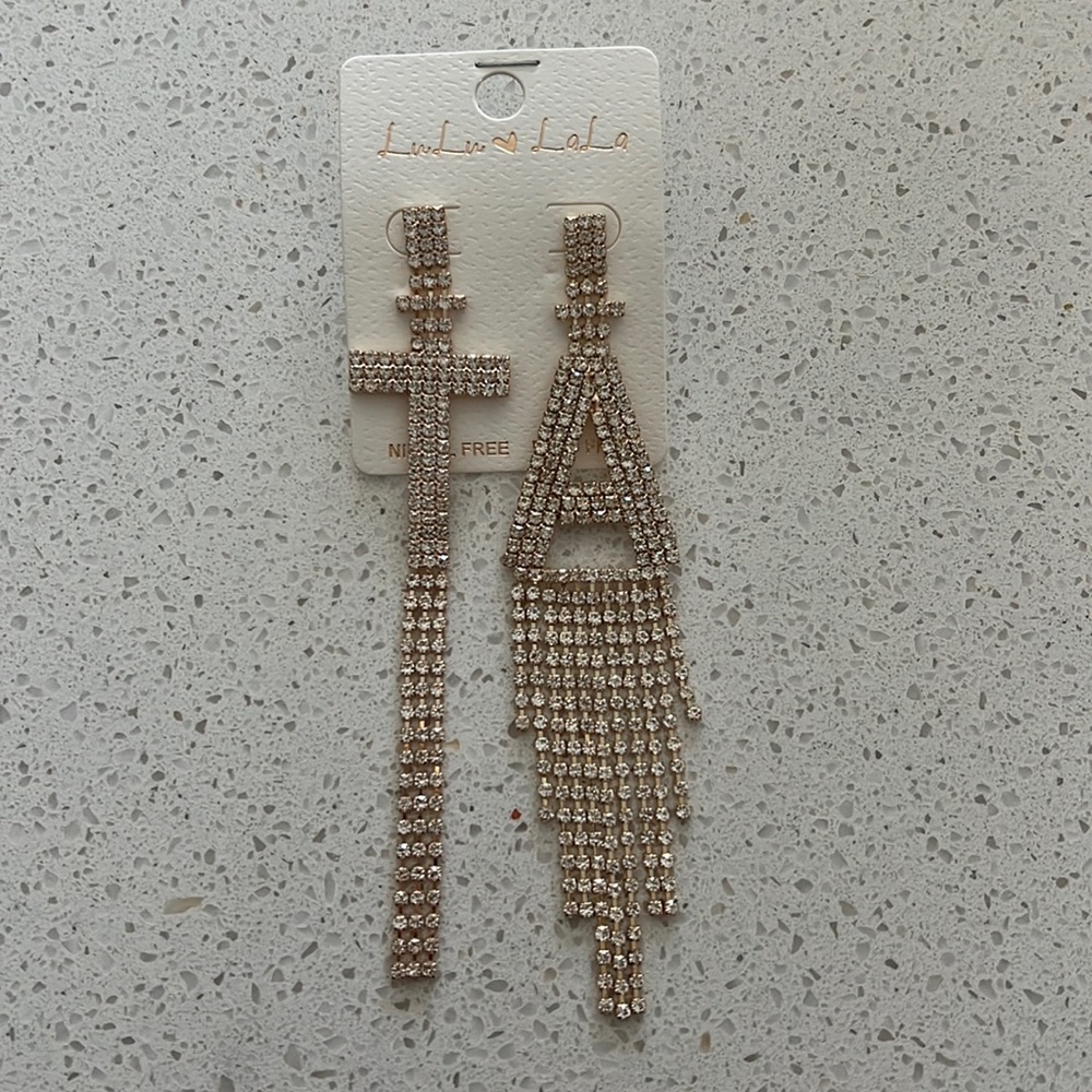 Inspired by RETROFÊTE alphabet earrings